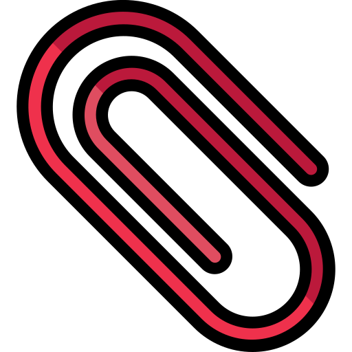 Paperclip Basic Miscellany Lineal Color icon