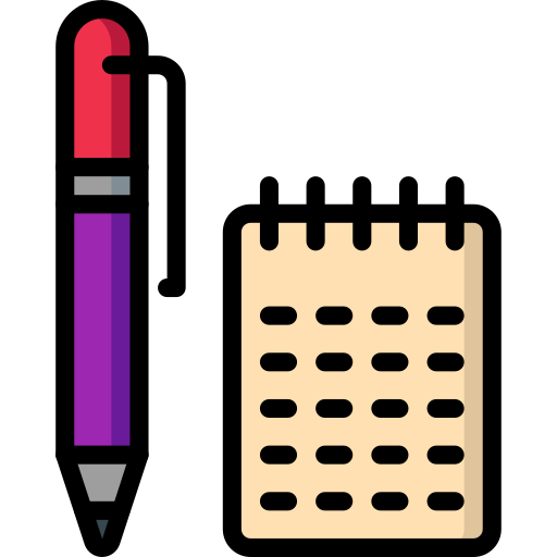 Notas Basic Miscellany Lineal Color icono