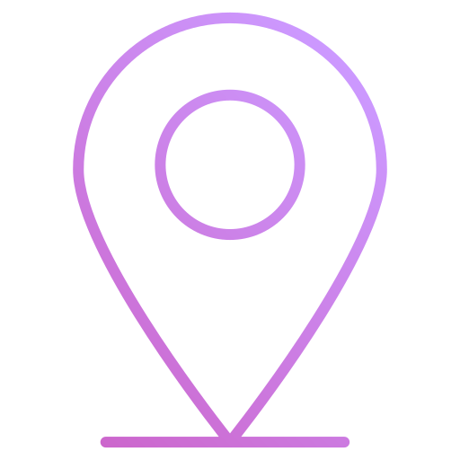 fijador de mapa Generic gradient outline icono