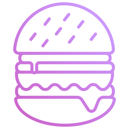 burger Generic gradient outline ikona