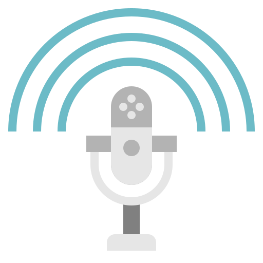 Podcast mynamepong Flat icono