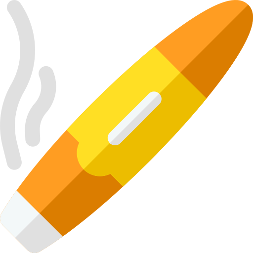 Cigar Basic Rounded Flat icon