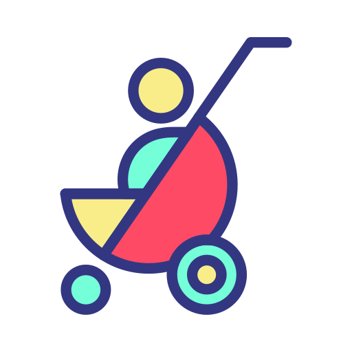 dziecko Generic color lineal-color ikona