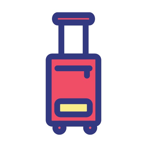 スーツケース Generic color lineal-color icon
