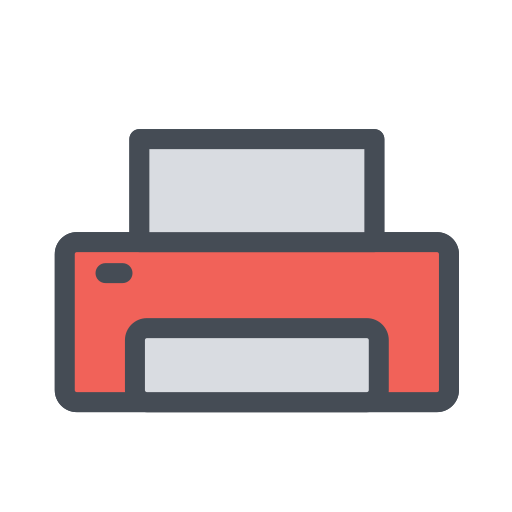 impresora Generic color lineal-color icono