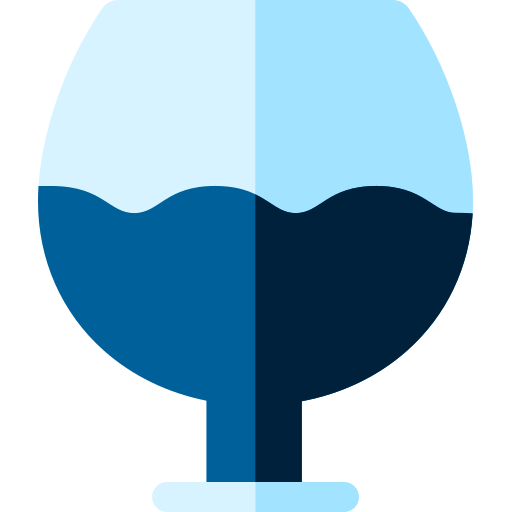 szklanka wody Basic Rounded Flat ikona