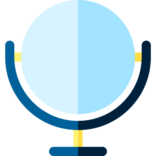 spiegel Basic Rounded Flat icoon