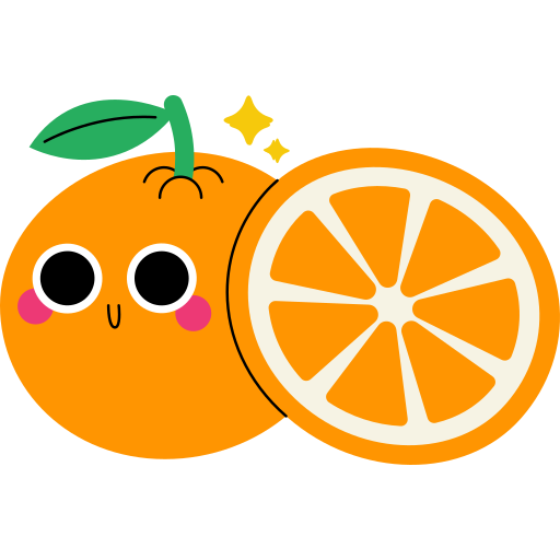 orange Generic Sticker Color Outline icon