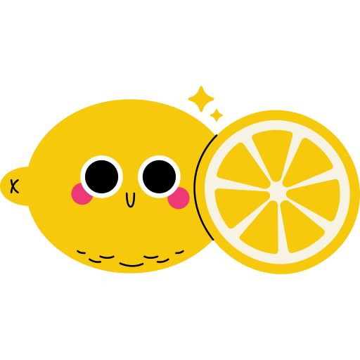 レモン Generic Sticker Color Outline icon