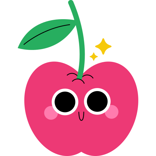 Cherry Generic Sticker Color Outline icon