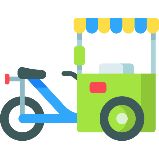 Cargo bike Special Flat icon