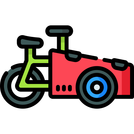 vélo cargo Special Lineal color Icône