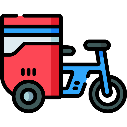 vélo cargo Special Lineal color Icône