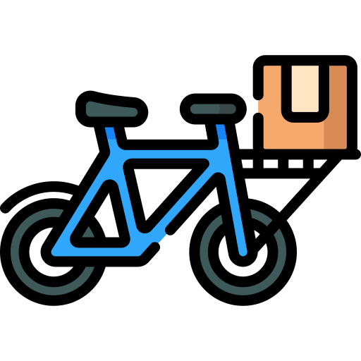 Cargo bike Special Lineal color icon