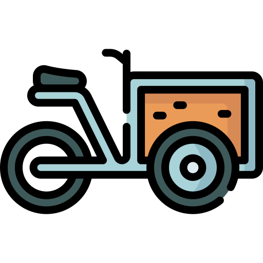 bicicleta de carga Special Lineal color icono