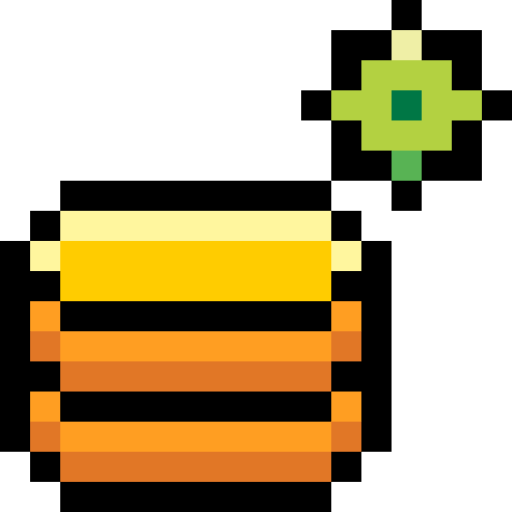 Cogwheel Pixel Linear color icon