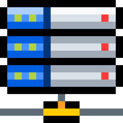 delen Pixel Linear color icoon