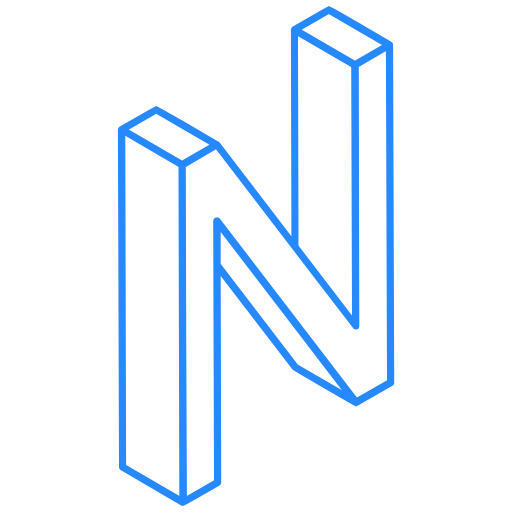 Letter n Generic color outline icon