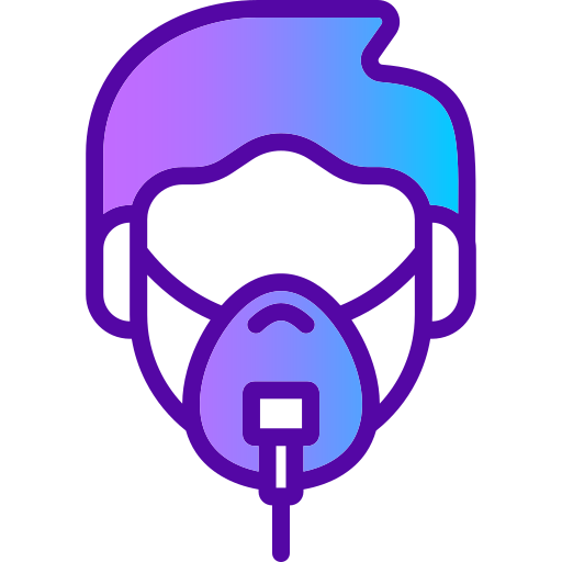 Oxygen mask Generic gradient lineal-color icon