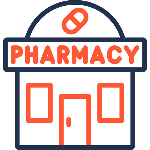 farmacia Generic color outline icona