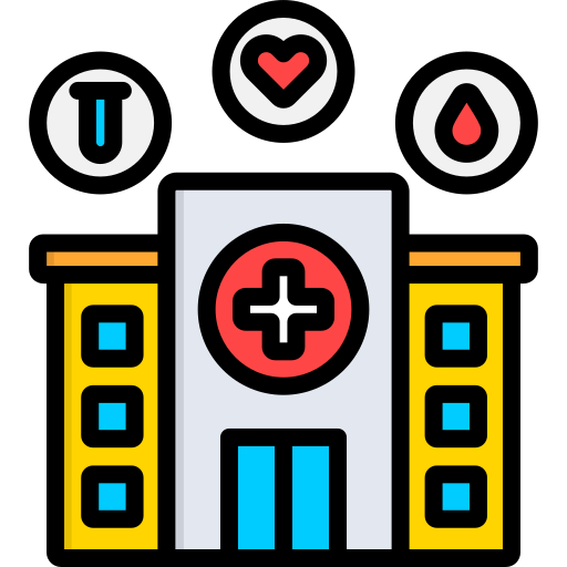 krankenhauseinrichtung Generic color lineal-color icon