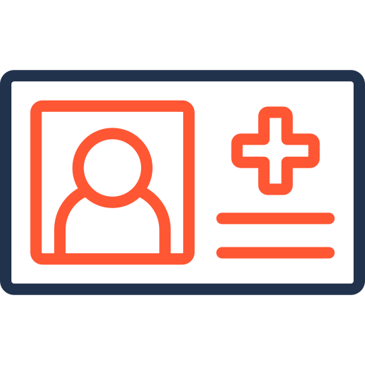 Medical card Generic color outline icon