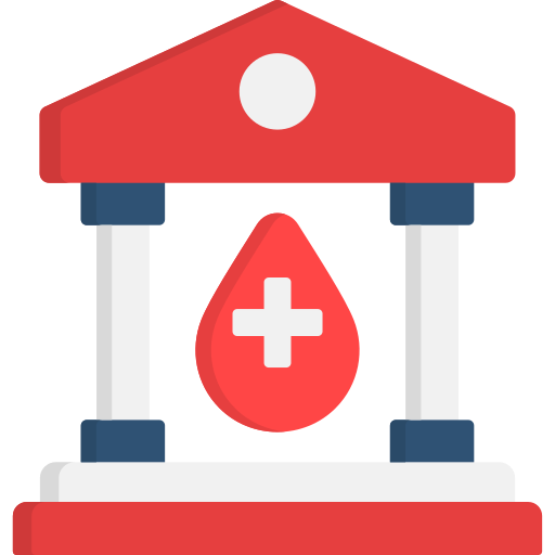 Blood bank Generic color fill icon