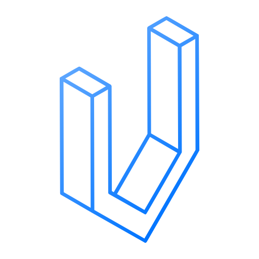 Letter v Generic gradient outline icon