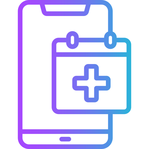 applicazione di prenotazione Generic gradient outline icona