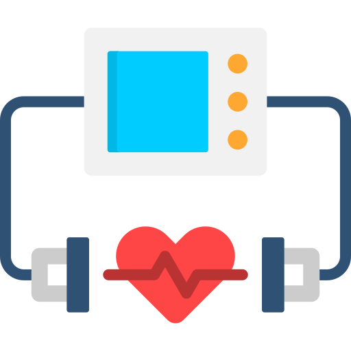 Defibrillator Generic color fill icon
