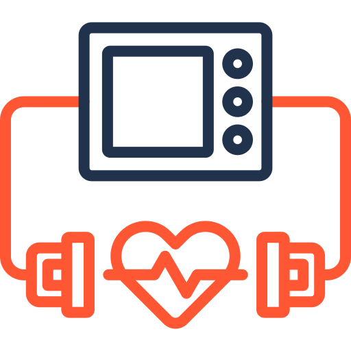 defibrillatore Generic color outline icona