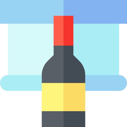 Wine class Basic Straight Flat icon