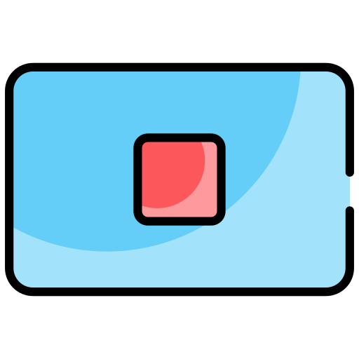videoknop Generic color lineal-color icoon