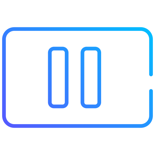 Pause Generic gradient outline icon