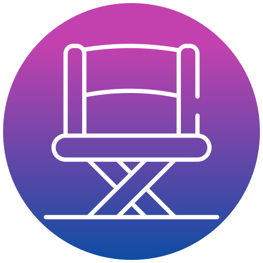 Director chair Generic gradient fill icon