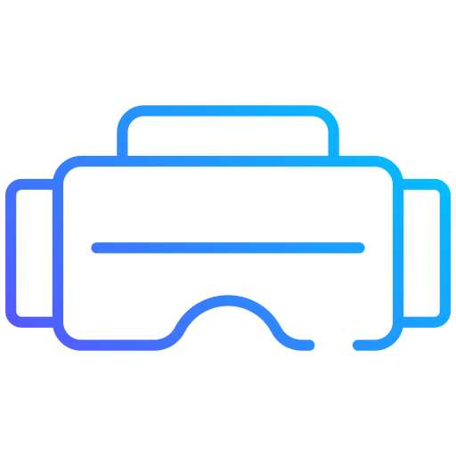 gafas de realidad virtual Generic gradient outline icono