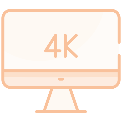 4k Generic color lineal-color icon