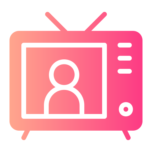 Tv show Generic gradient fill icon