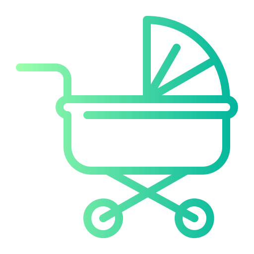 Baby stroller Generic gradient outline icon