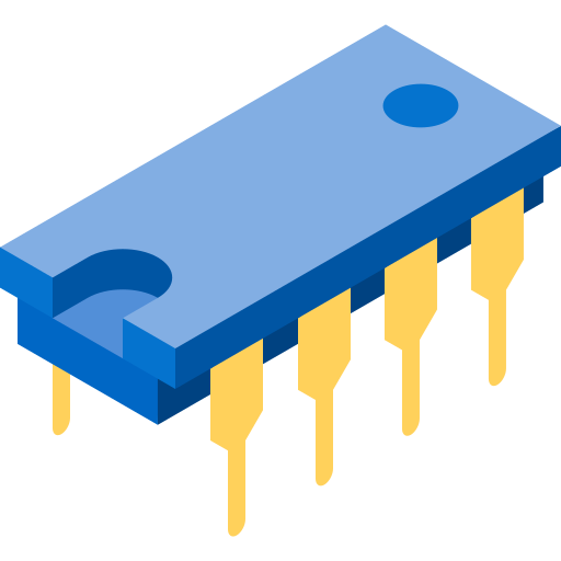 operationsverstärker Isometric Flat icon