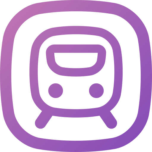 Train station Generic gradient outline icon