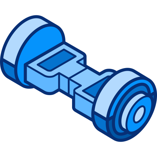 hoverboard Isometric Lineal Color icon