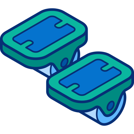 Hover shoes Isometric Lineal Color icon