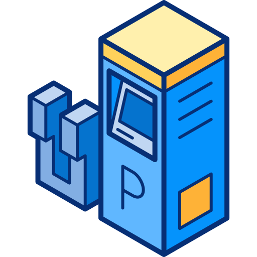 dock Isometric Lineal Color icon