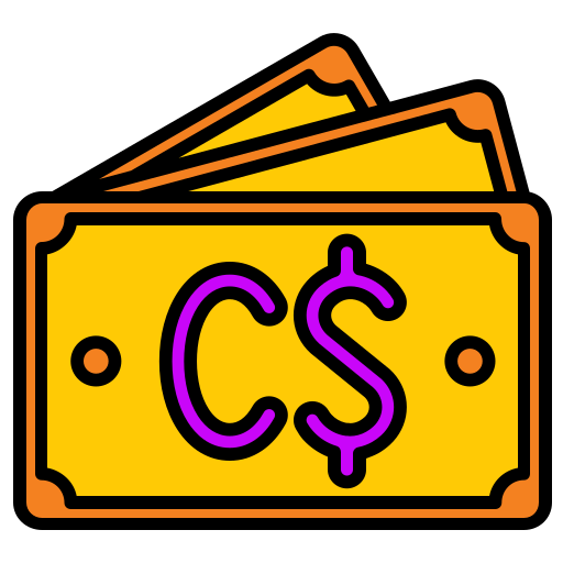 Canadian dollar Generic color lineal-color icon