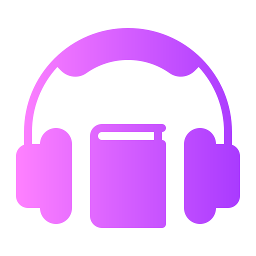 Audiobook Generic gradient fill icon