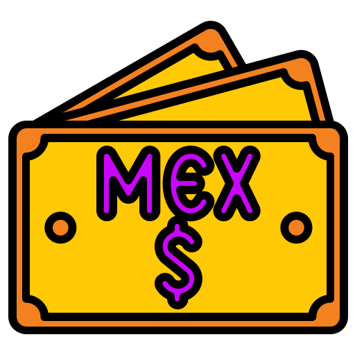 peso messicano Generic color lineal-color icona