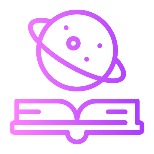 książka astronomia Generic gradient outline ikona