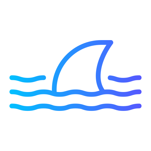 squalo Generic gradient outline icona