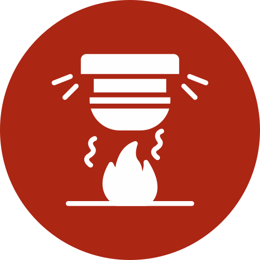 alarm przeciwpożarowy Generic color fill ikona